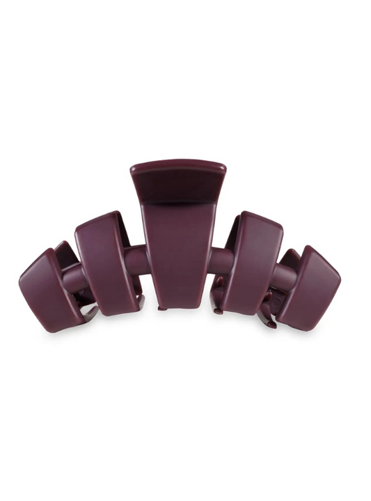 Classic Burgundy Bliss Medium Claw Hair Clip - Tres Chic Boutique