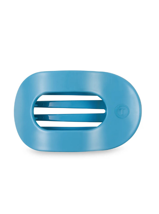 Summer Sky Large Flat Round Hair Clip - Tres Chic Boutique