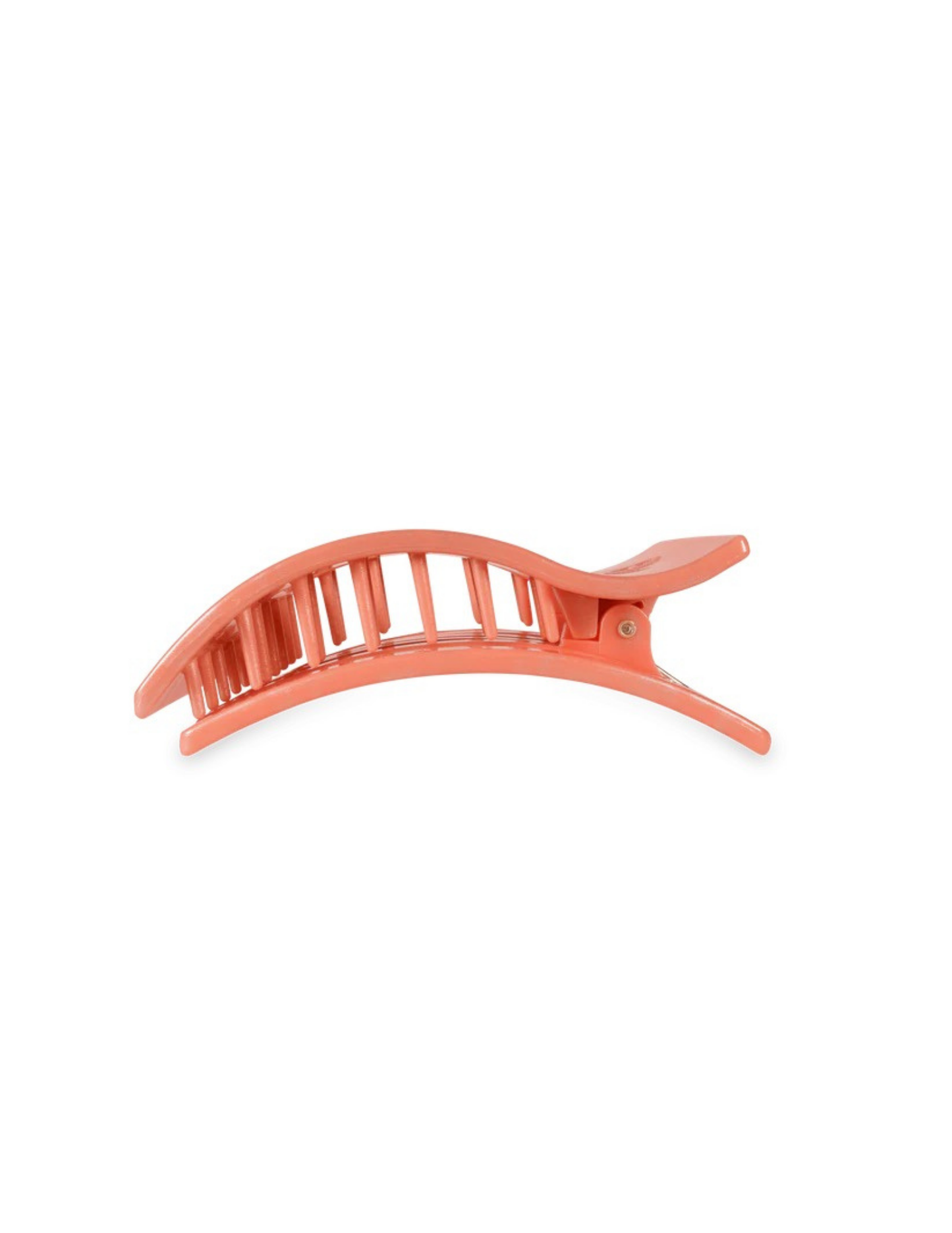 Medium Flat Rectangle Hair Clip- Dreamsicle