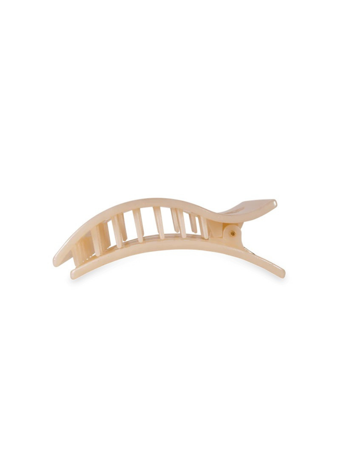 Medium Flat Rectangle Hair Clip- Soft Surf