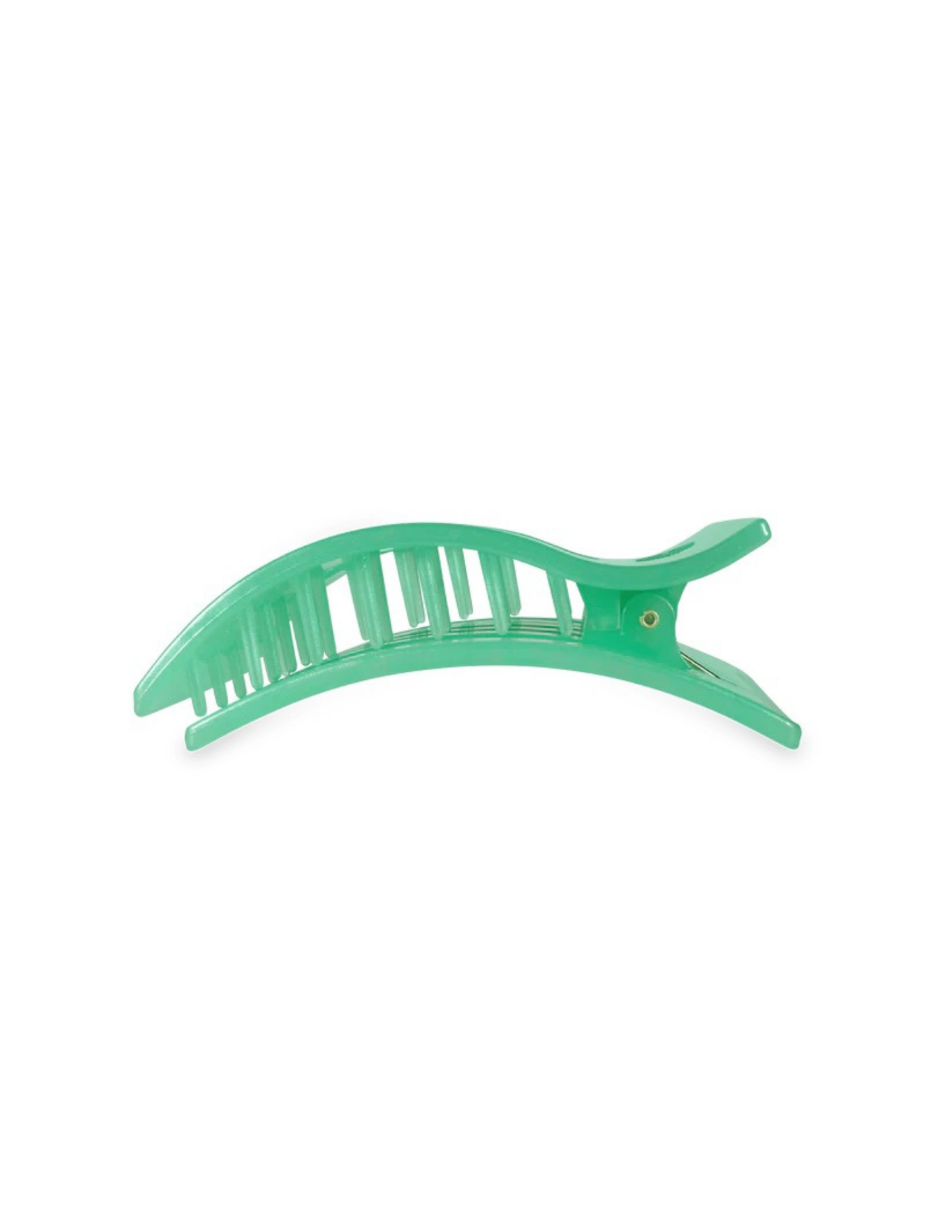 Medium Flat Rectangle Hair Clip- Spring Splash