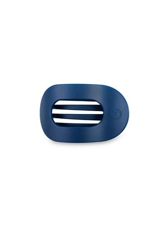 Midnight Rain Small Flat Round Hair Clip - Tres Chic Boutique