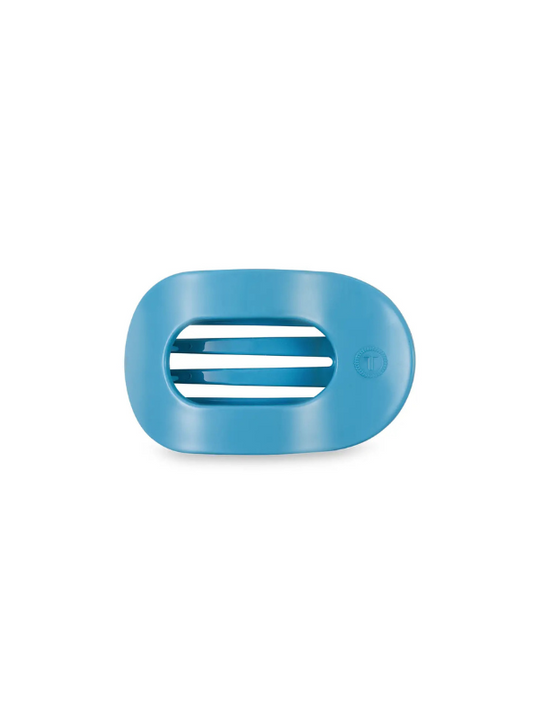 Summer Sky Small Flat Round Hair Clip - Tres Chic Boutique