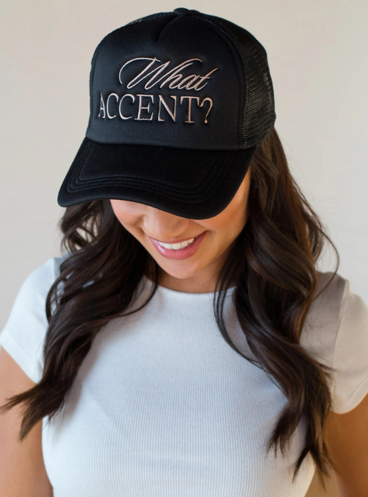 What Accent Trucker Hat - Tres Chic Boutique