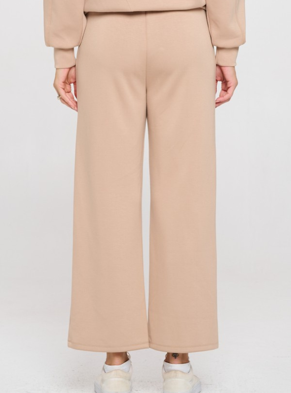 Light Khaki Cropped Pant - Tres Chic Boutique