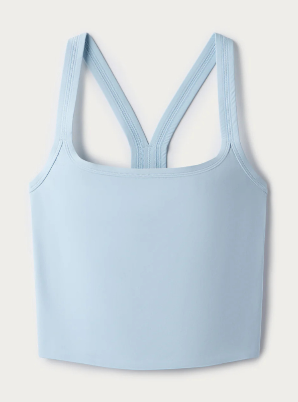Rhone Apparel Serene Shelf Bra Tank- Blue Dawn
