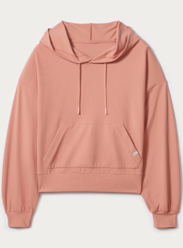 Rhone Apparel- Ripple Hoodie- Cameo Pink