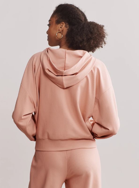 Rhone Apparel- Ripple Hoodie- Cameo Pink