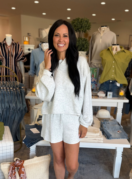 The Harbor Set- Heather Grey