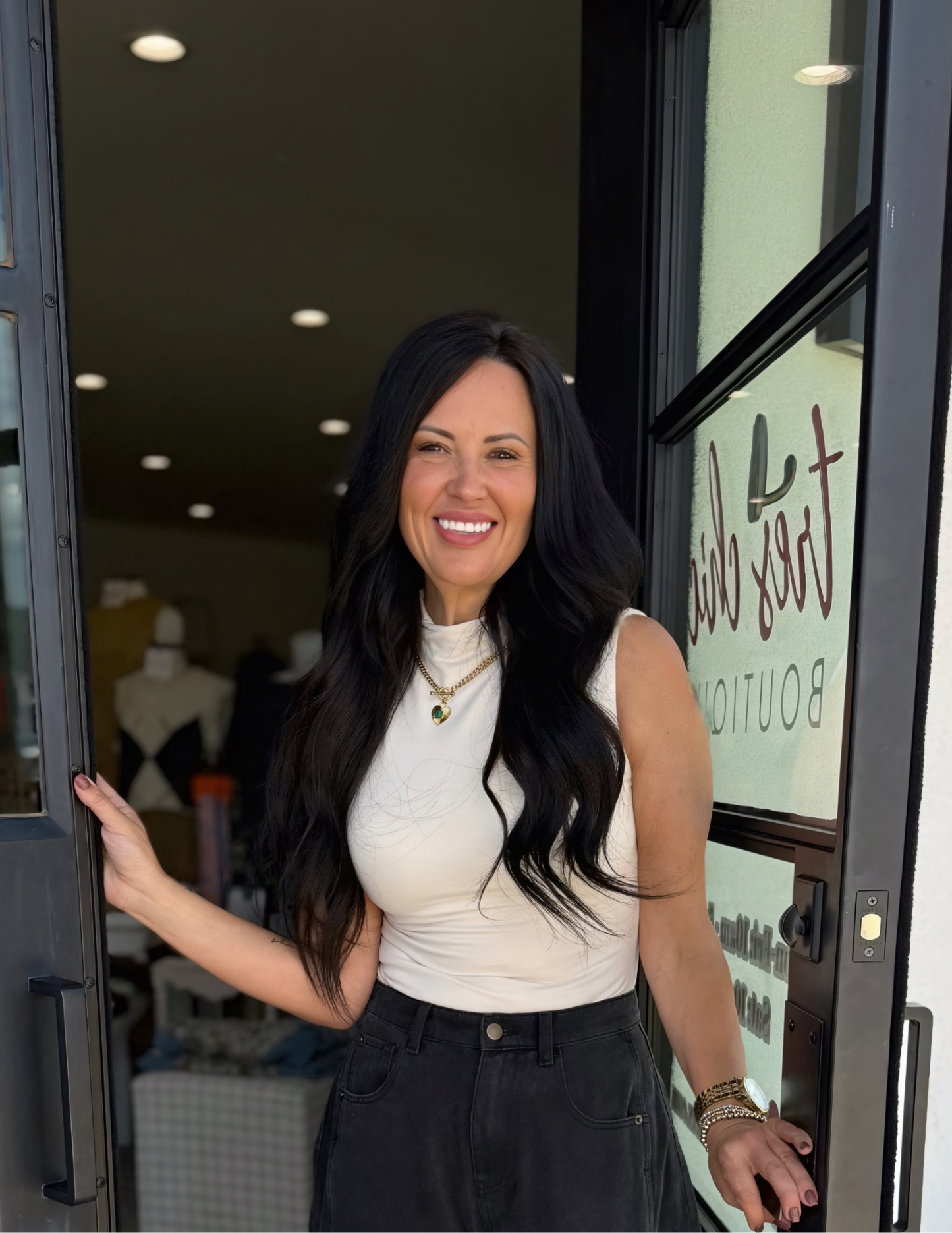 Mock Neck Bodysuit- Cream