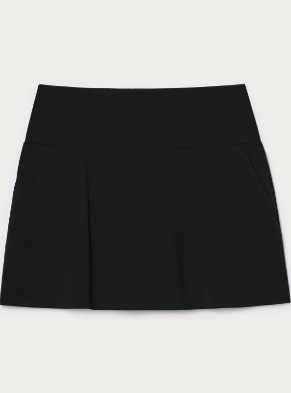 Rhone Apparel- 14" Course To Court Sport Skort- Black