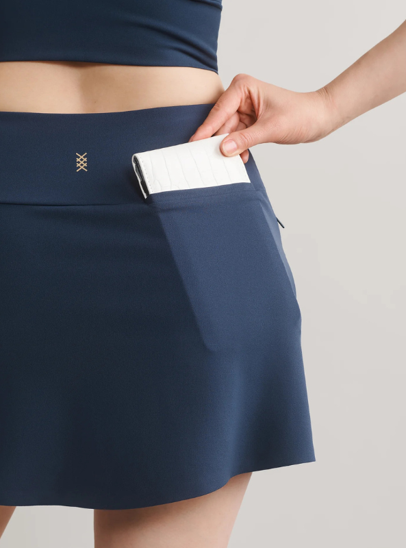 Rhone Apparel- 14" Course To Court Sport Skort- Navy Blue