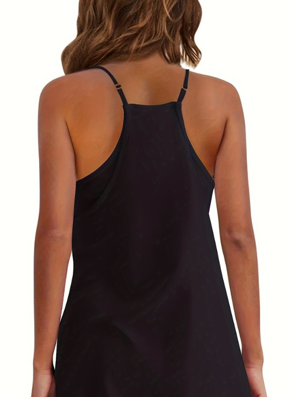 Black Athletic Dress - Tres Chic Boutique