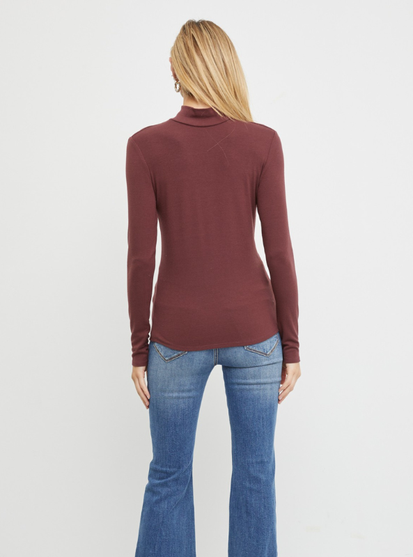 Choco Knit Turtleneck - Tres Chic Boutique