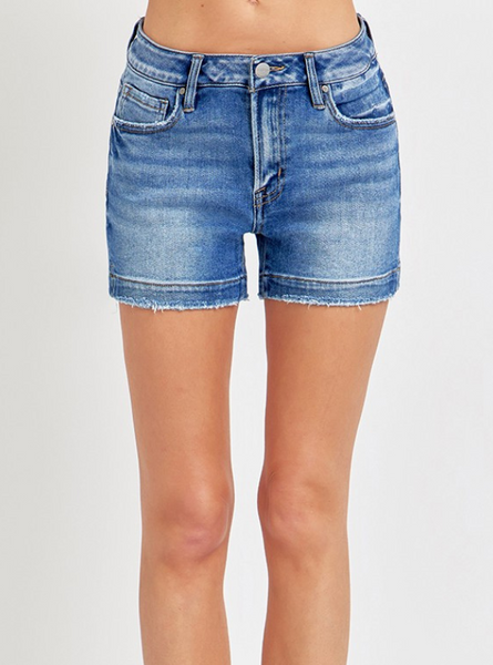 Low Rise Shorts- Dark - Tres Chic Boutique