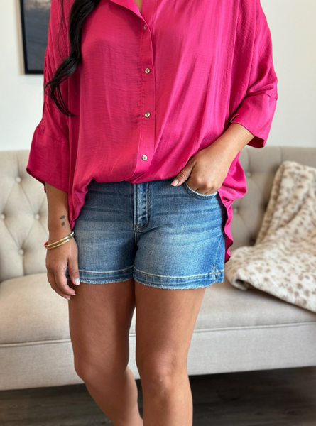 Low Rise Shorts- Dark - Tres Chic Boutique