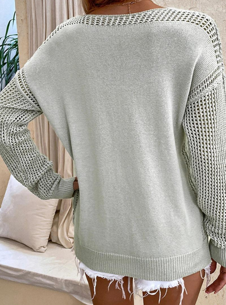 Macy V-Neck Pullover - Tres Chic Boutique