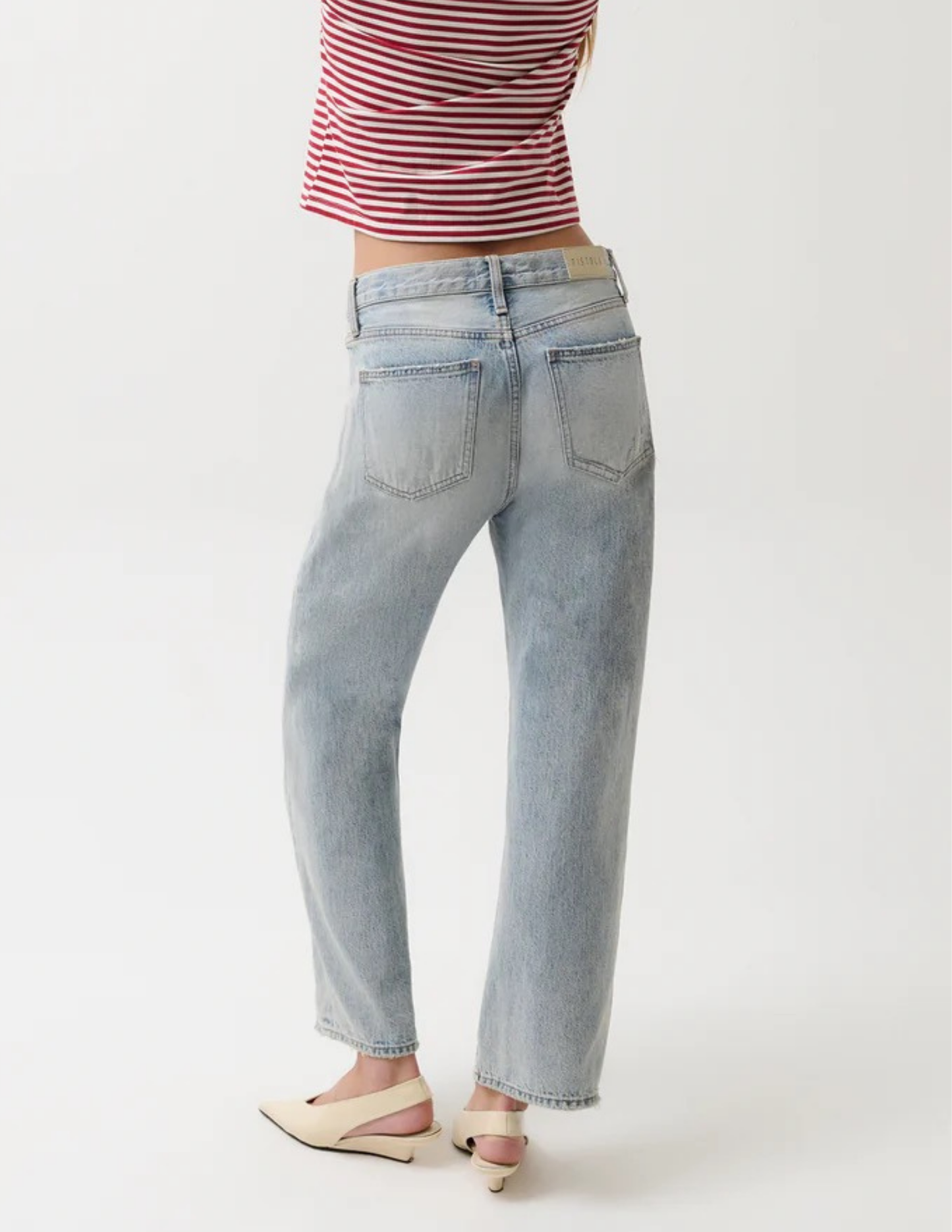 Pistola- Lexi Mid Rise Bowed Straight- Bowie