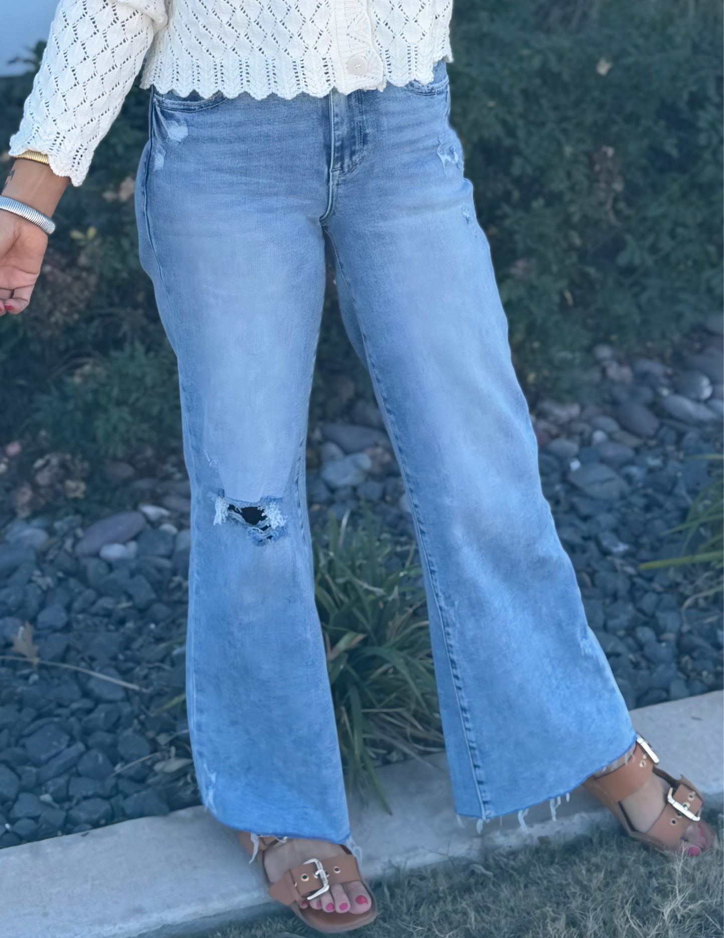 High Rise Wide Leg Jeans