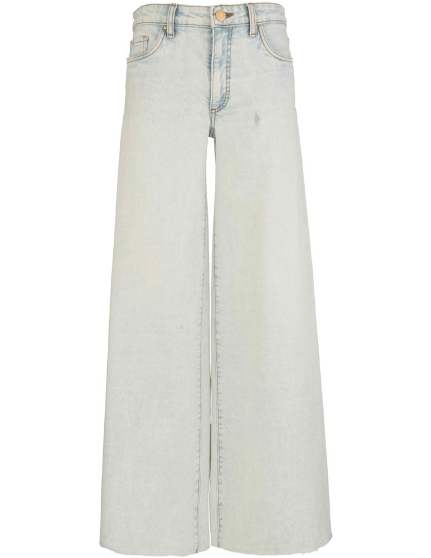 Blake High Rise Super Wide Leg- Raw Hem- Sensual