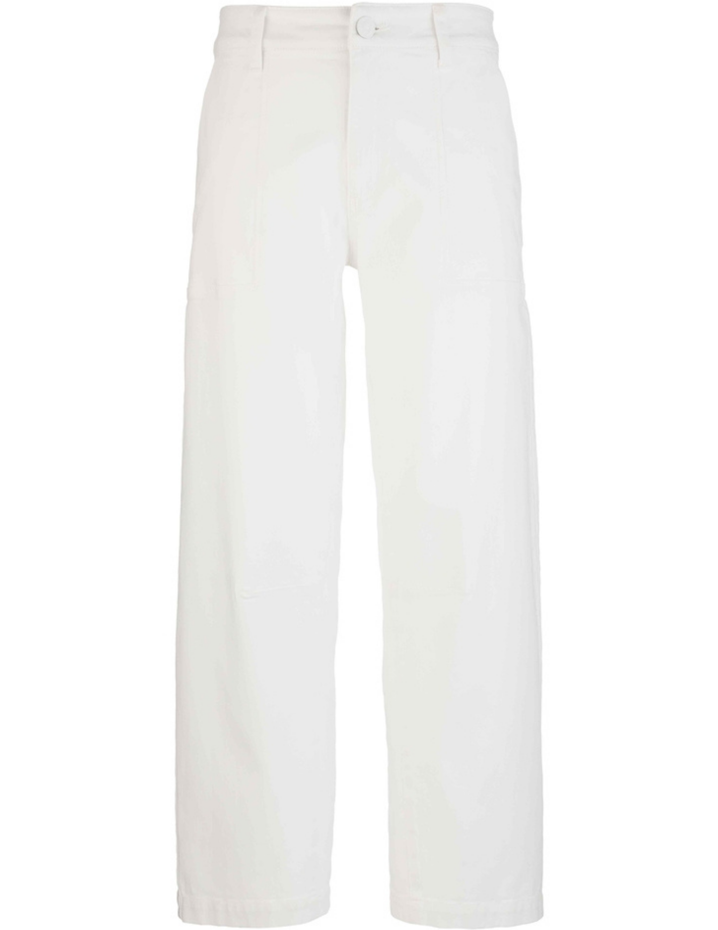 Ashton Wide Leg Barrel- Optic White