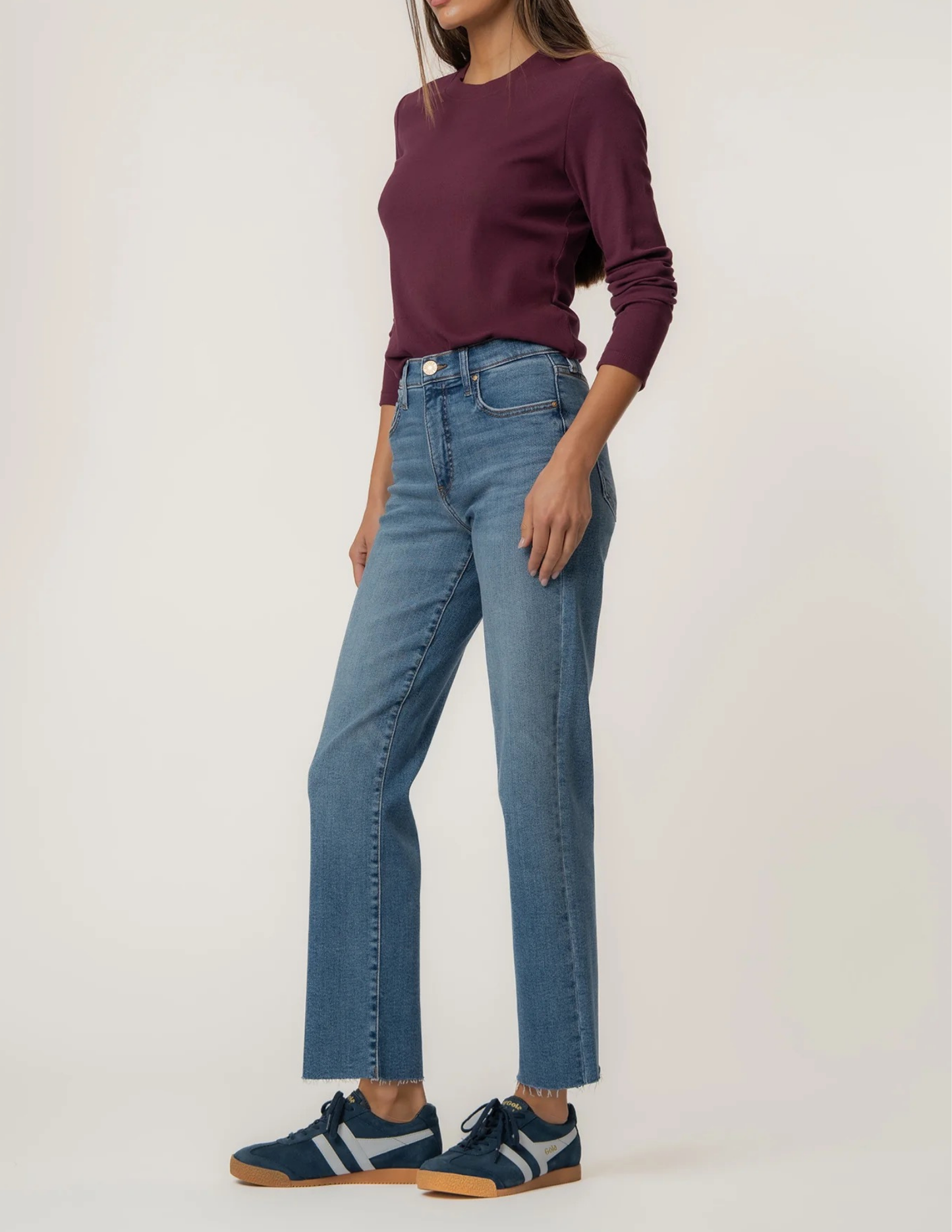 Avery High Rise Easy Straight Leg- Building