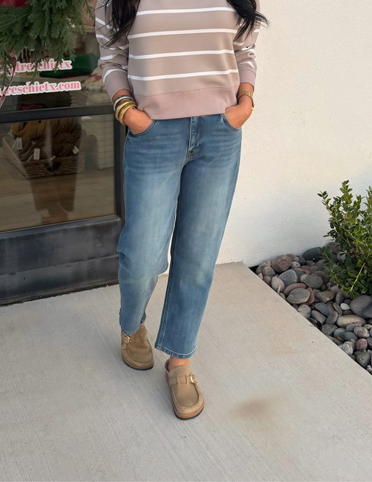 Kit High Rise Baggy Ankle- Ahead