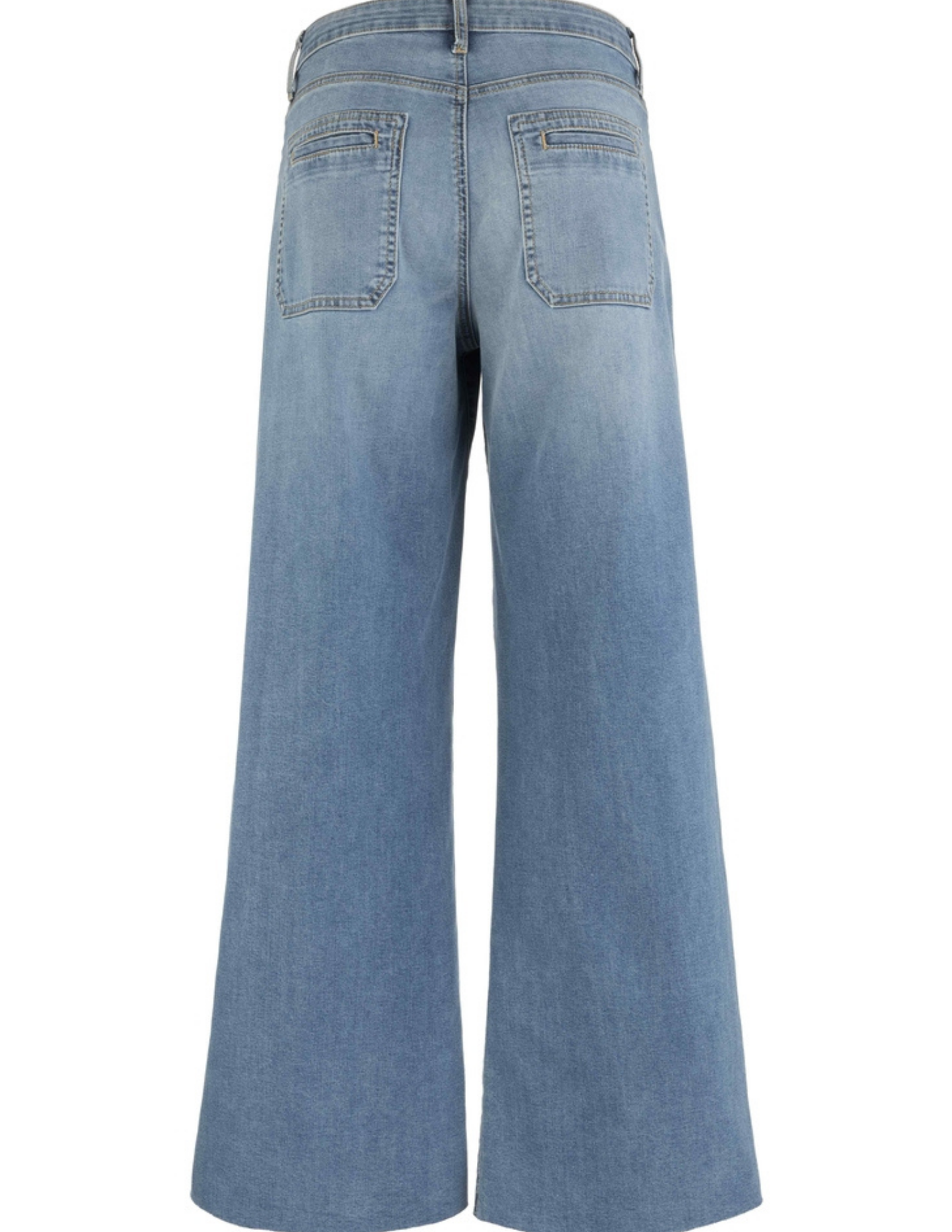 Meg High Rise Wide Leg Patch Pocket