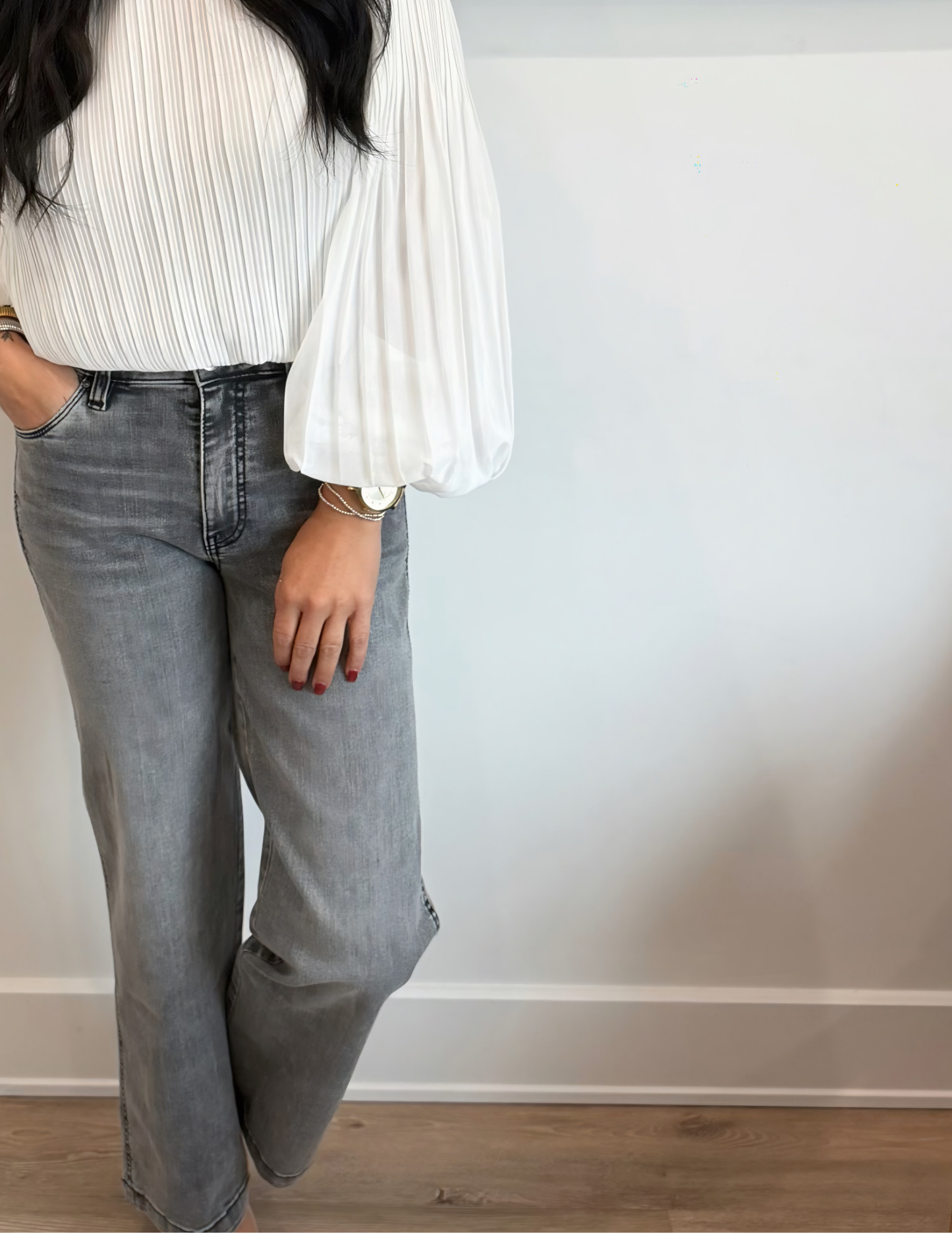 Pattie High Rise Straight Leg- Acquainted