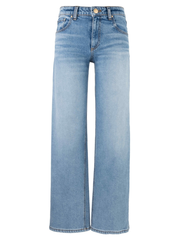 Selena Baggy Low Rise Straight Leg-Bravery - Tres Chic Boutique