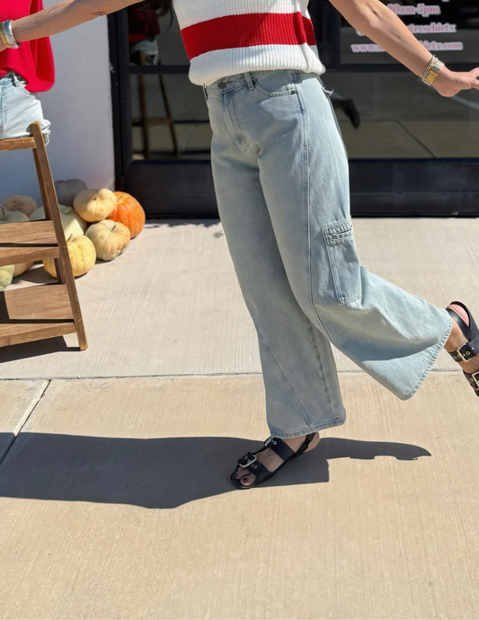 Utility Pocket Denim Jeans