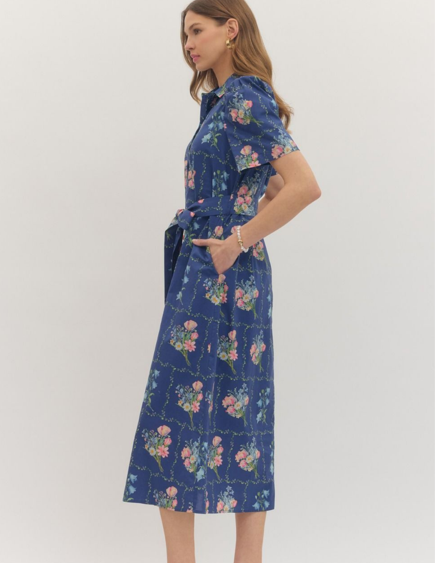 Botanical Garden Party Midi Dress