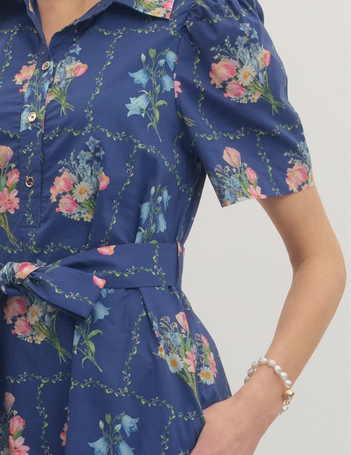 Botanical Garden Party Midi Dress