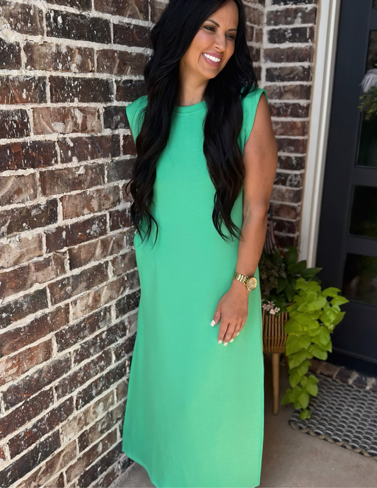 Green Maxi Dress - Tres Chic Boutique