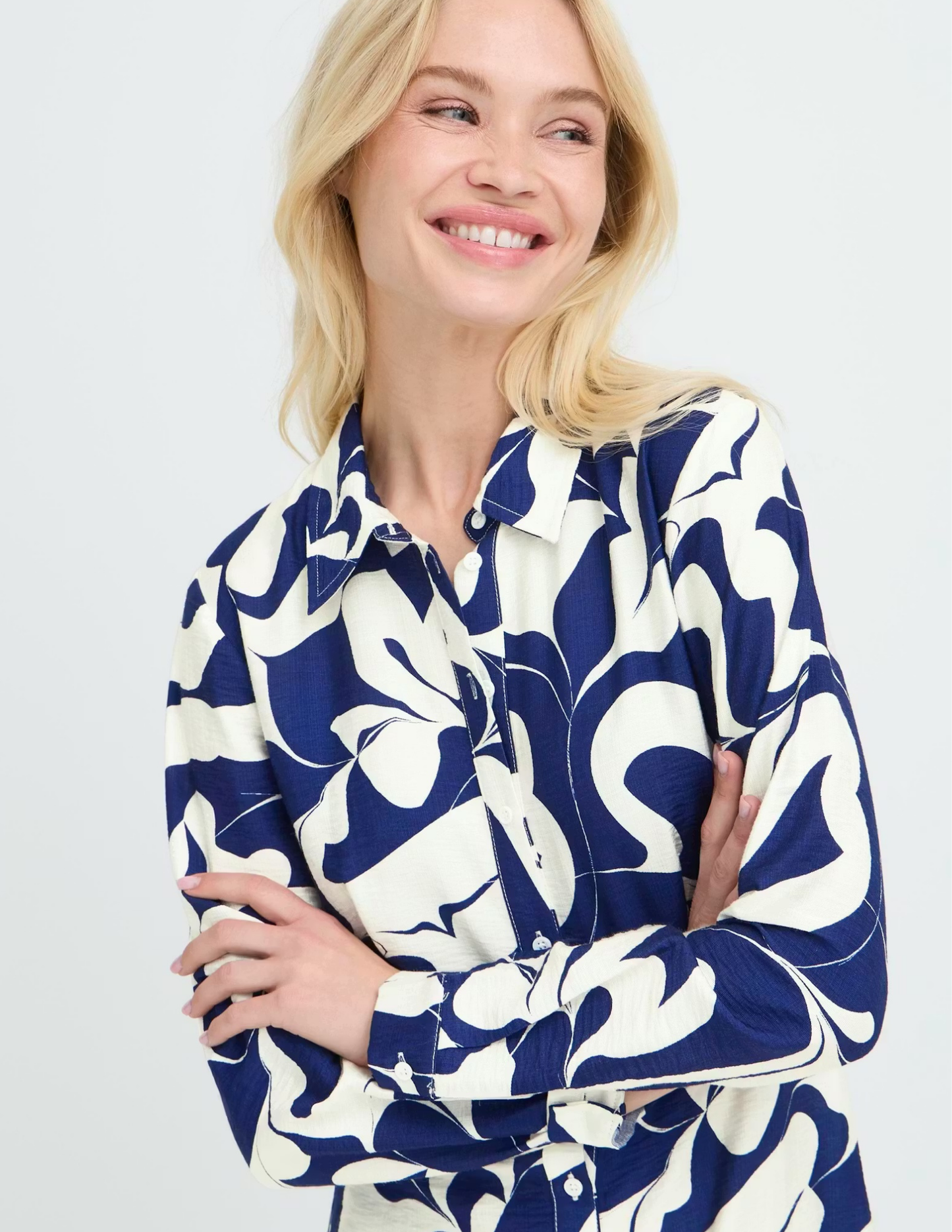 Ikaia Shirt Dress-Navy