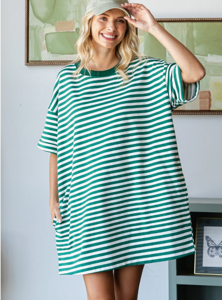 Ivory & Green Go To Dress - Tres Chic Boutique