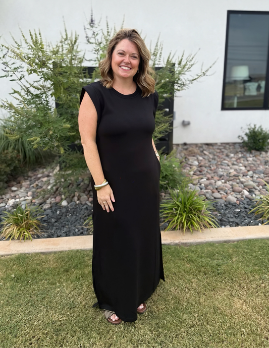 Maxi Dress- Black - Tres Chic Boutique