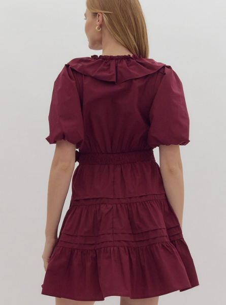 Merlot Wrap Dress