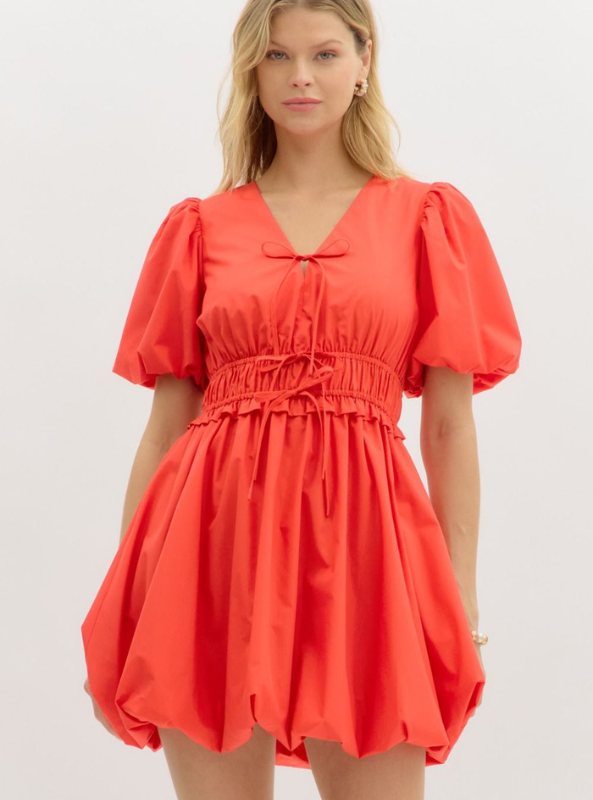 Red Bubble Dress