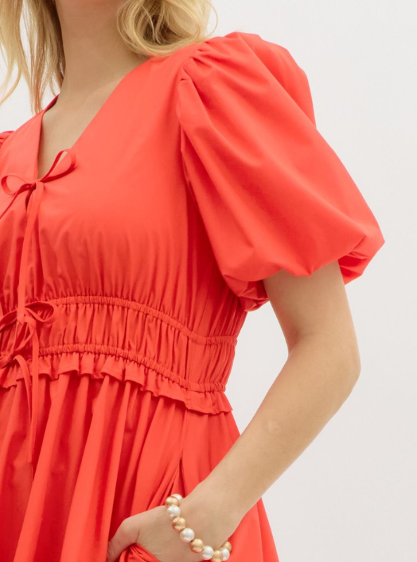 Red Bubble Dress