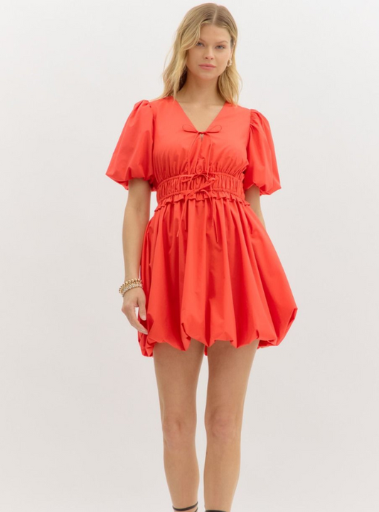 Red Bubble Dress