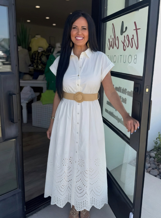 Spring Favorite Off White Dress