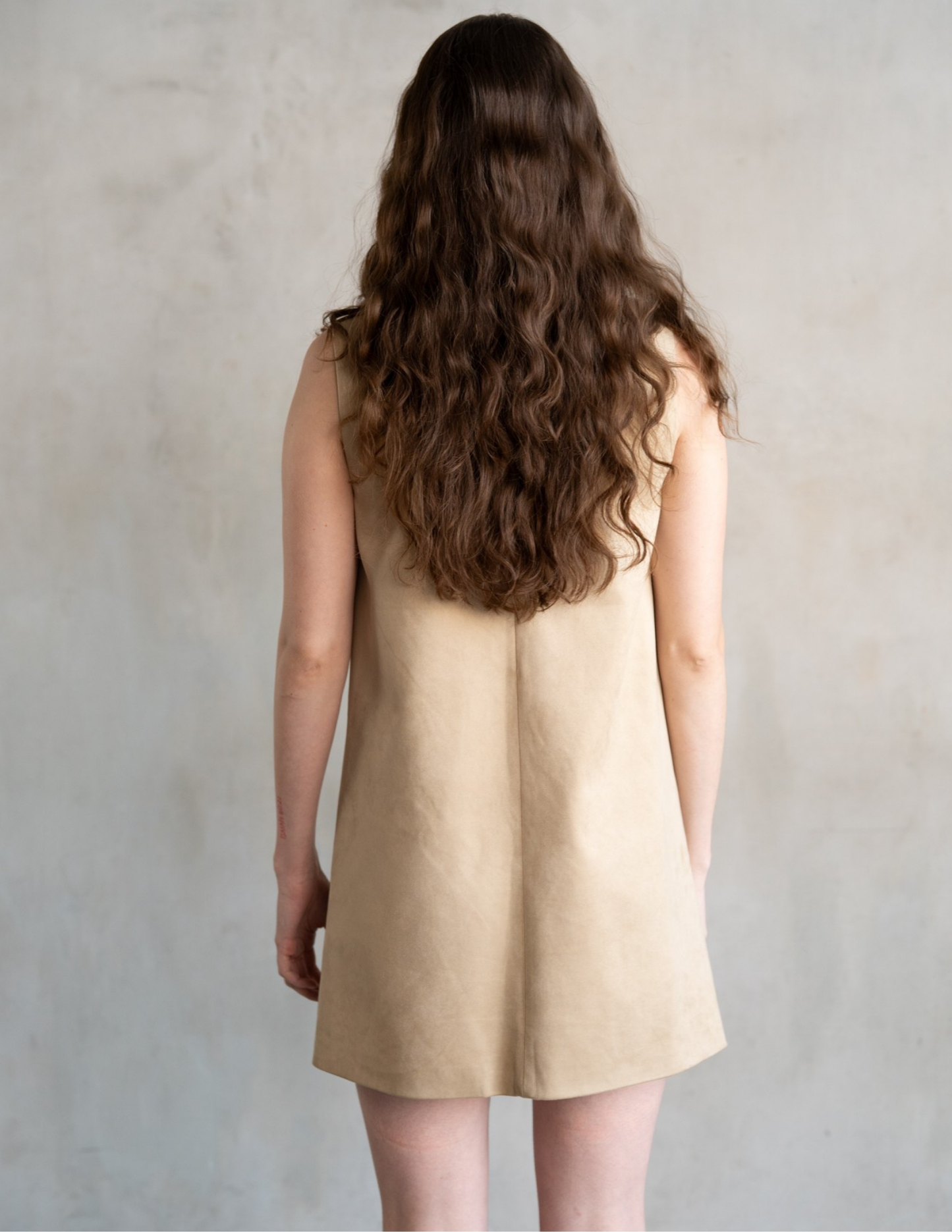 Suede Mini Dress
