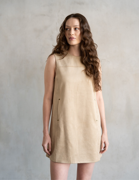 Suede Mini Dress
