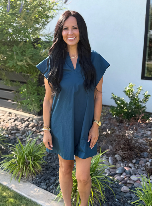 The Laney Dress- Dark Teal