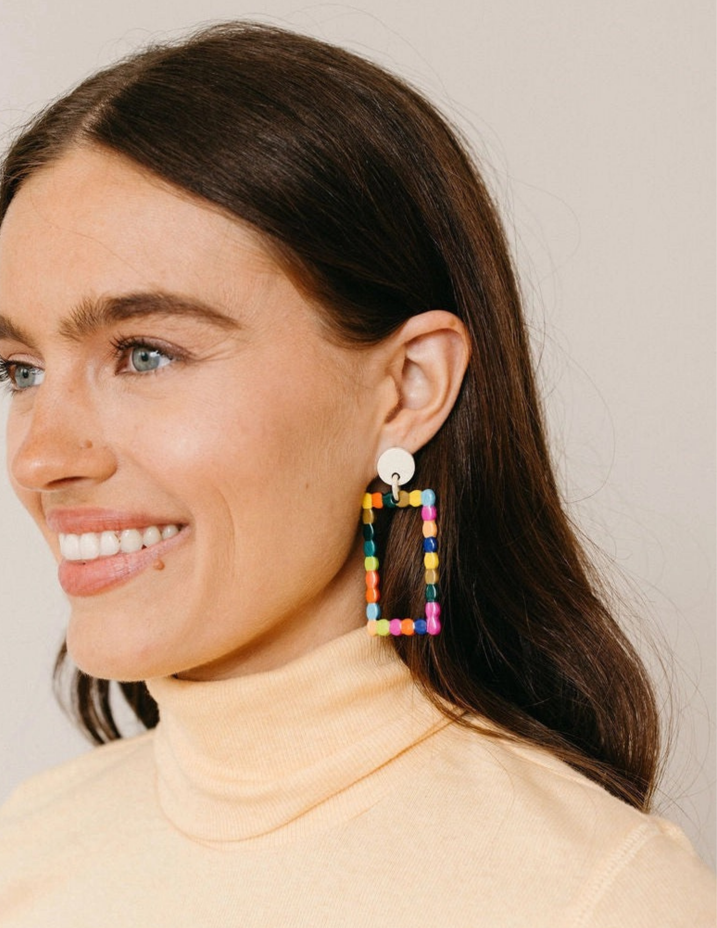 Colorful Dot Dangles Earrings