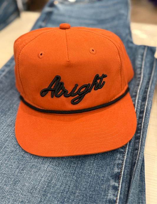 Decky Orange w/ Black Rope- Alright - Tres Chic Boutique