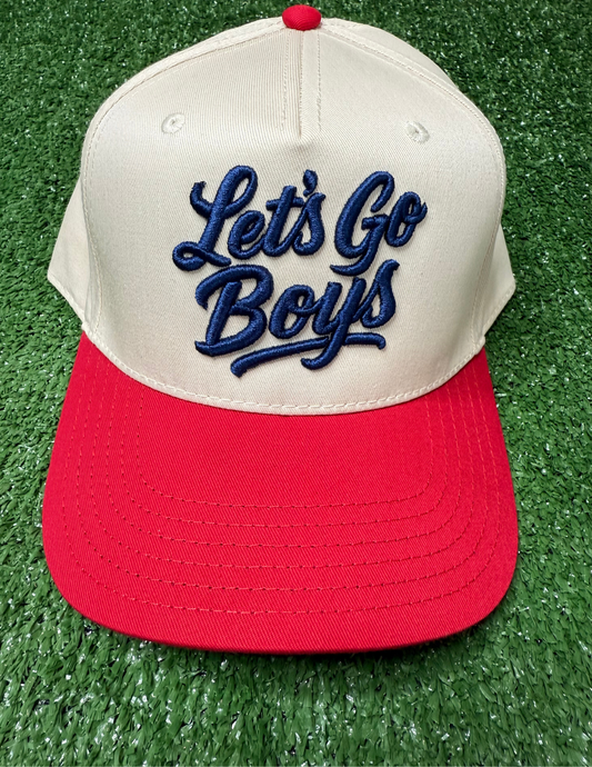Lets Go Boys Hat- Red