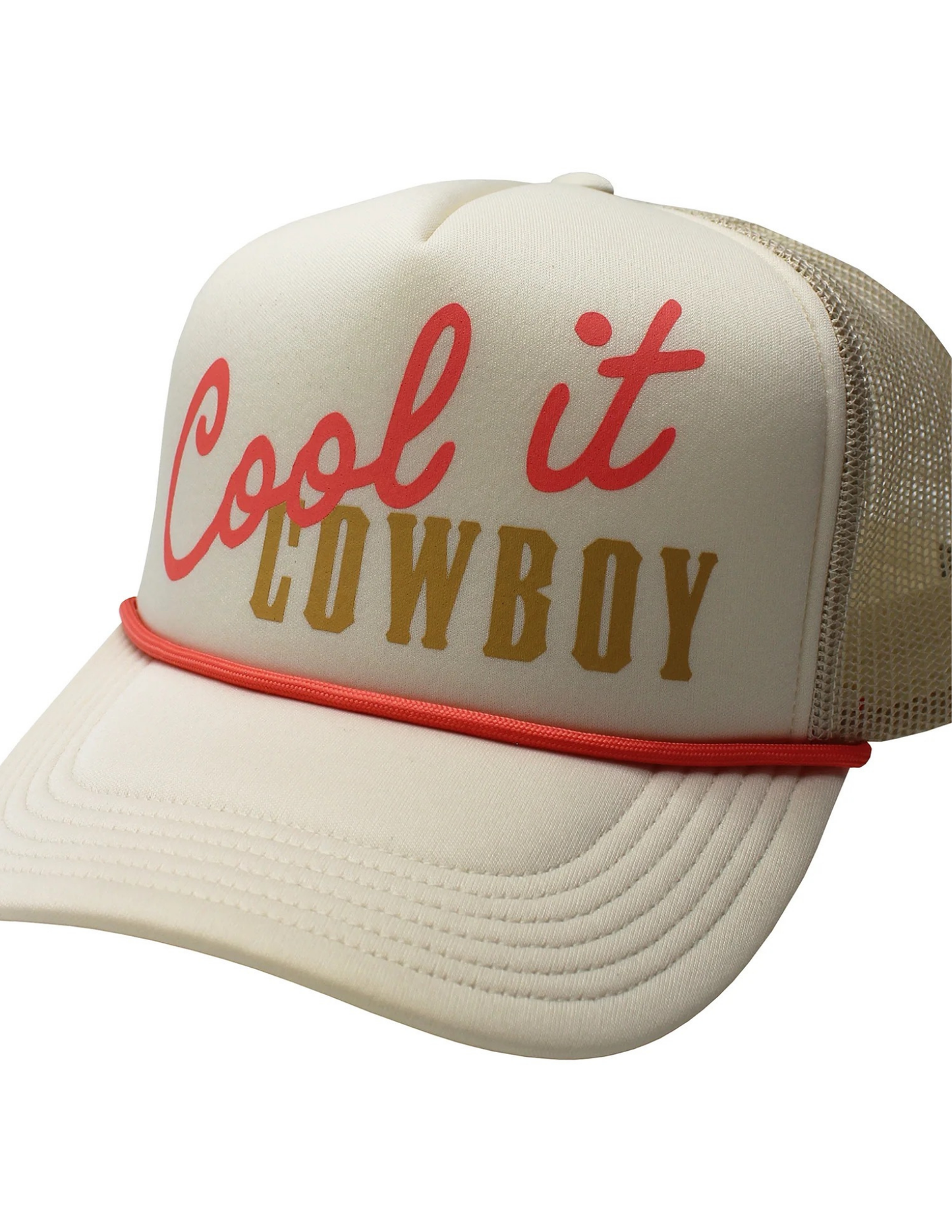 Local Boy Outfitters- LG Cool It Foam Trucker Hat- Stone