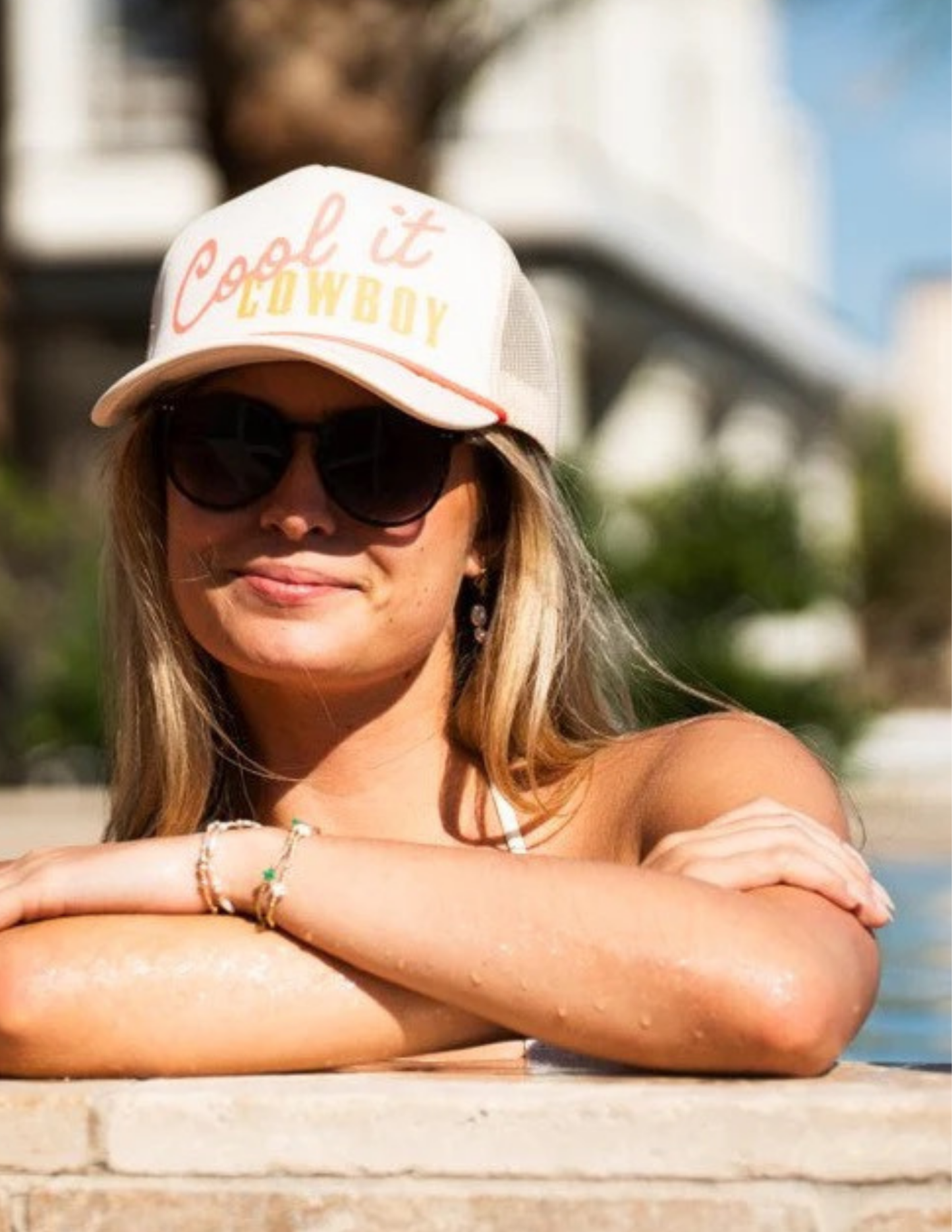 Local Boy Outfitters- LG Cool It Foam Trucker Hat- Stone